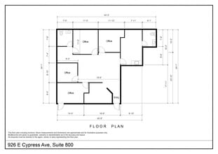 926 E Cypress Ave, Redding, CA à louer Plan d’étage– Image 2 sur 11