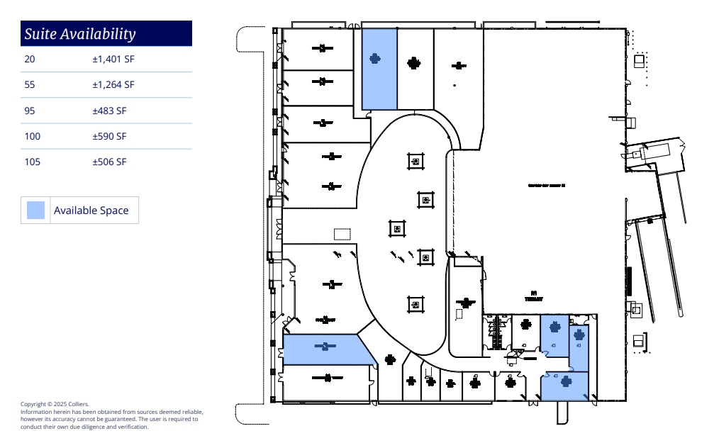 2030 Diamond Blvd, Concord, CA à louer Plan d’étage– Image 1 sur 1
