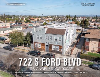 Plus de détails pour 722 S Ford Blvd, Los Angeles, CA - Logement à vendre