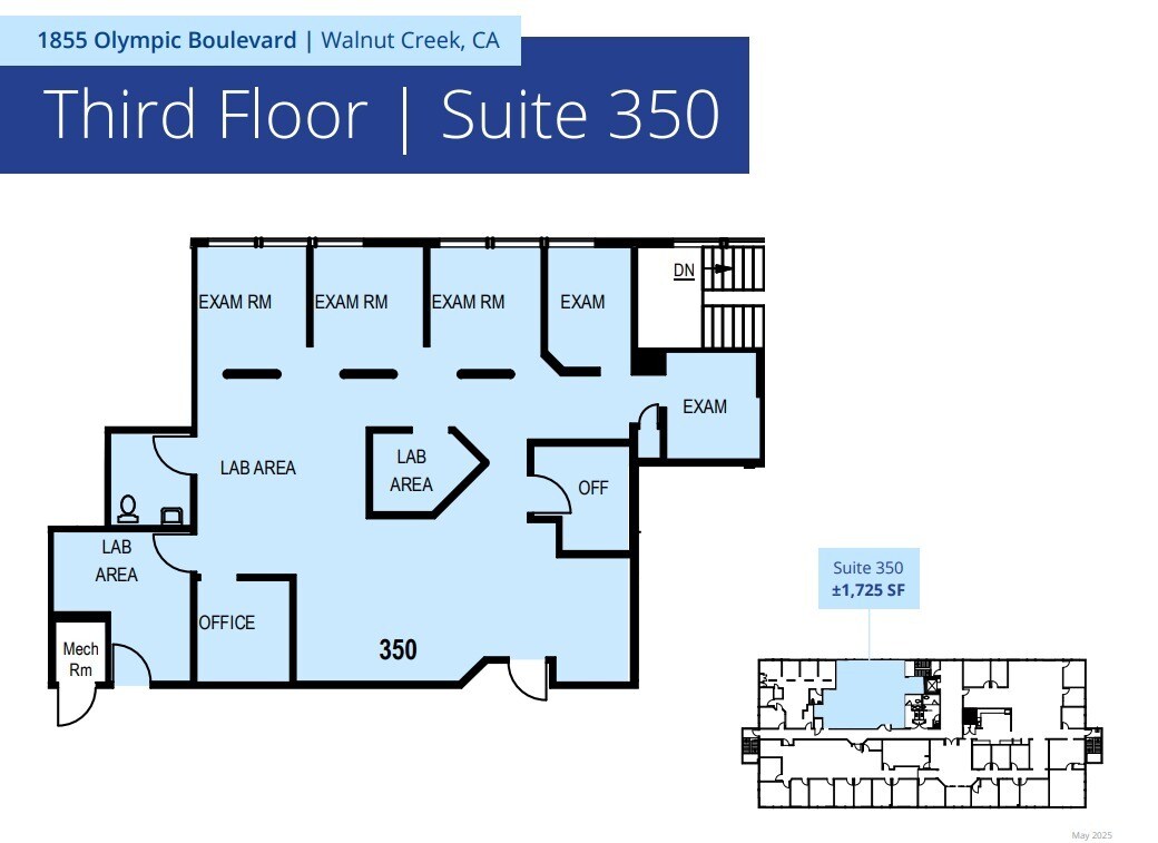 1855 Olympic Blvd, Walnut Creek, CA à louer Plan d’étage– Image 1 sur 1