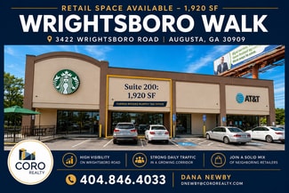 Plus de détails pour 3422 Wrightsboro Rd, Augusta, GA - Bureau/Local commercial à louer