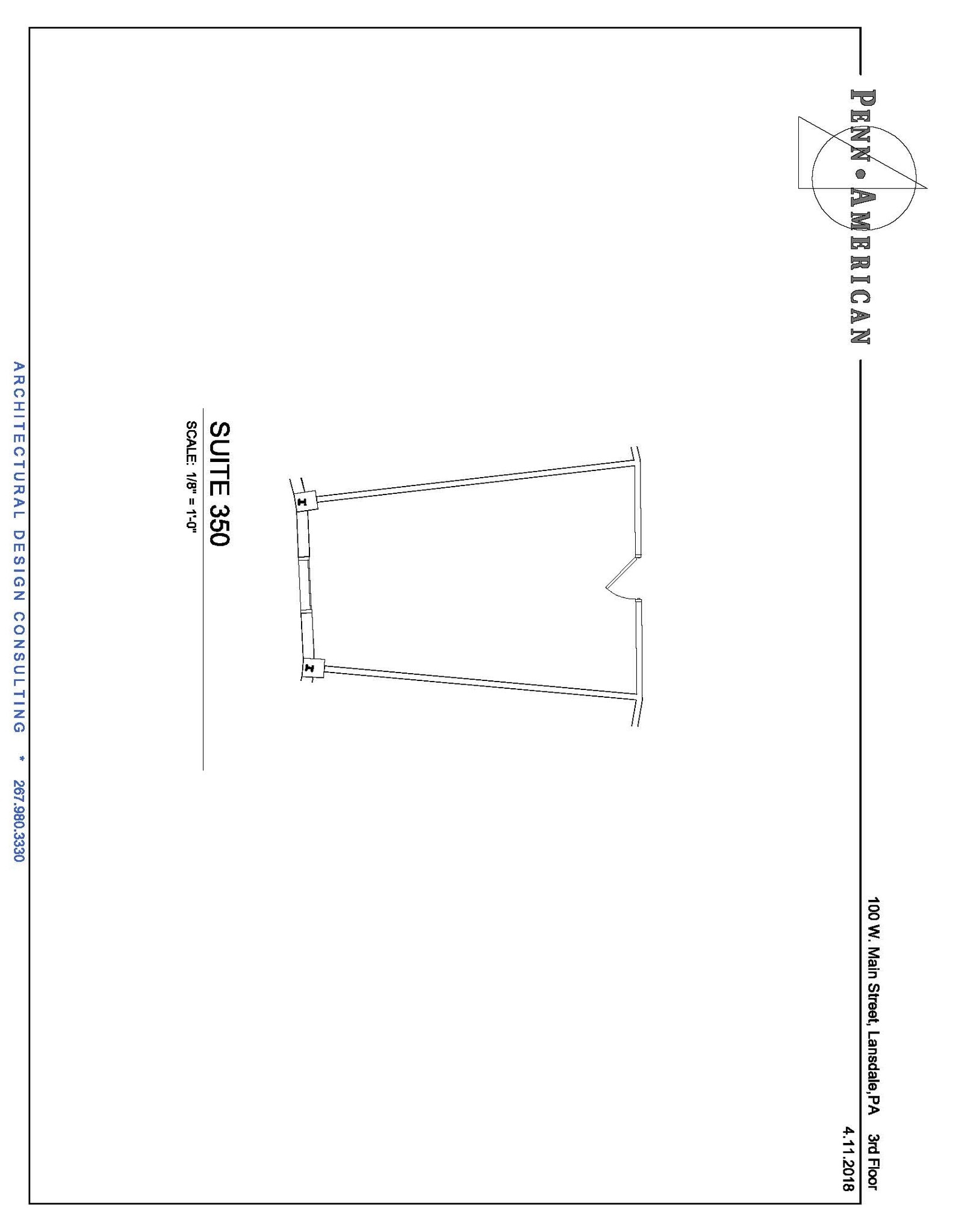 100 W Main St, Lansdale, PA à louer Plan d’étage– Image 1 sur 1