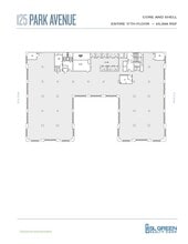 125 Park Ave, New York, NY à louer Plan d’étage– Image 1 sur 1