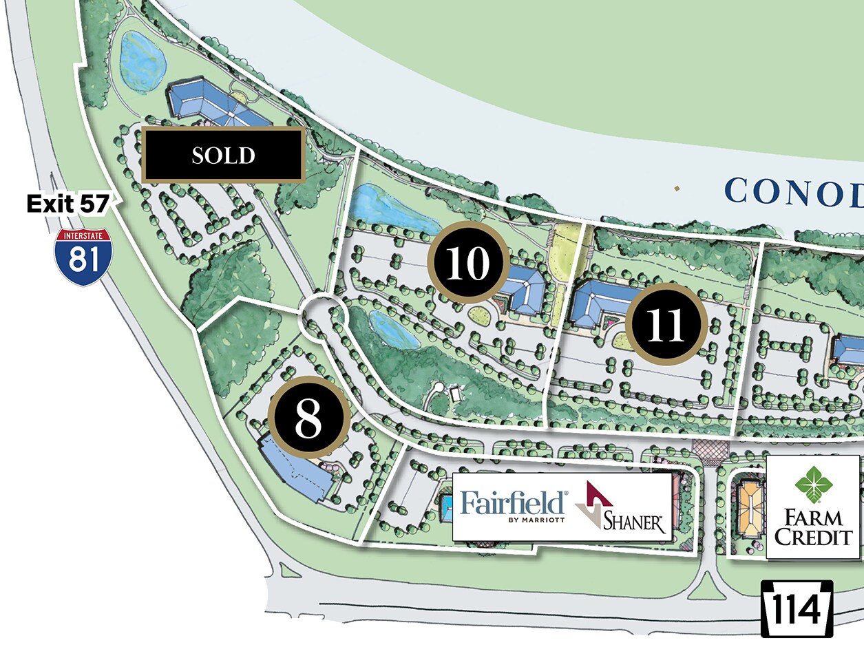 700 Winding Creek Blvd, Mechanicsburg, PA à vendre Plan de site– Image 1 sur 2