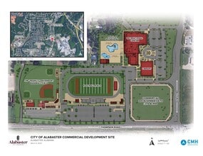 Thompson Rd., Alabaster, AL à louer Plan de site– Image 1 sur 2