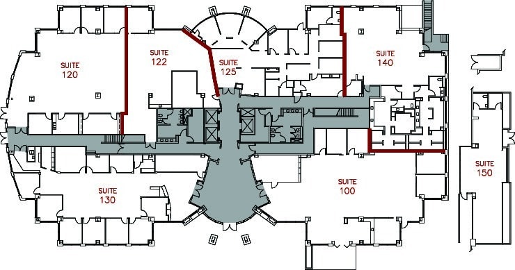 4435 Eastgate Mall, San Diego, CA à louer Plan d’étage– Image 1 sur 1