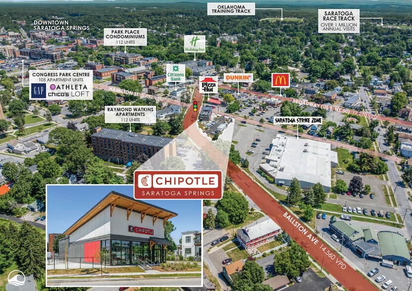 12 Ballston Ave, Saratoga Springs, NY à vendre - Photo de l’immeuble – Image 2 sur 4