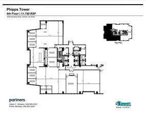 3438 Peachtree Rd NE, Atlanta, GA à louer Plan d’étage– Image 1 sur 1