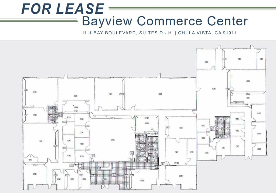 1131-1141 Bay Blvd, Chula Vista, CA à louer Plan d’étage– Image 1 sur 2