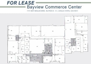 1131-1141 Bay Blvd, Chula Vista, CA à louer Plan d’étage– Image 1 sur 2