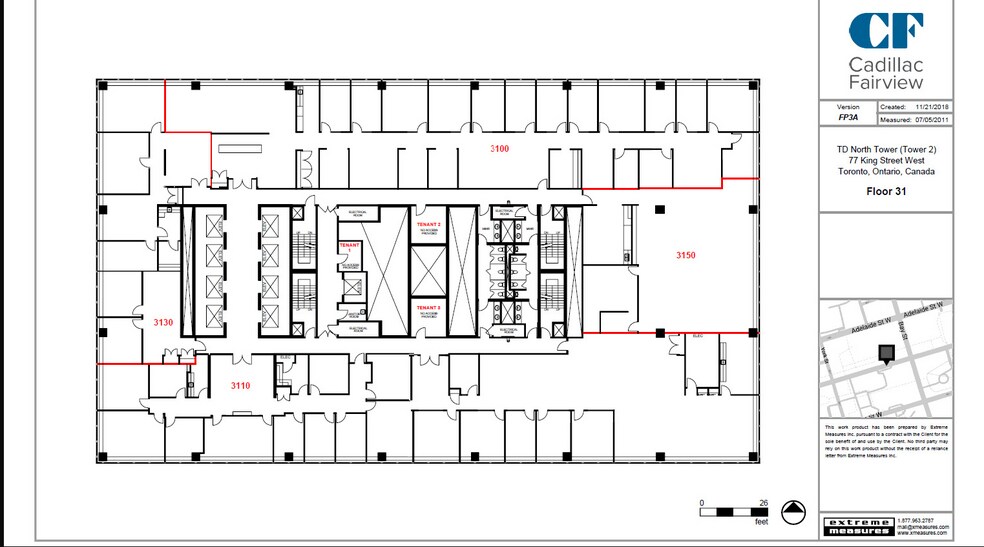 77 King St W, Toronto, ON à louer - Plan d’étage – Image 3 sur 10