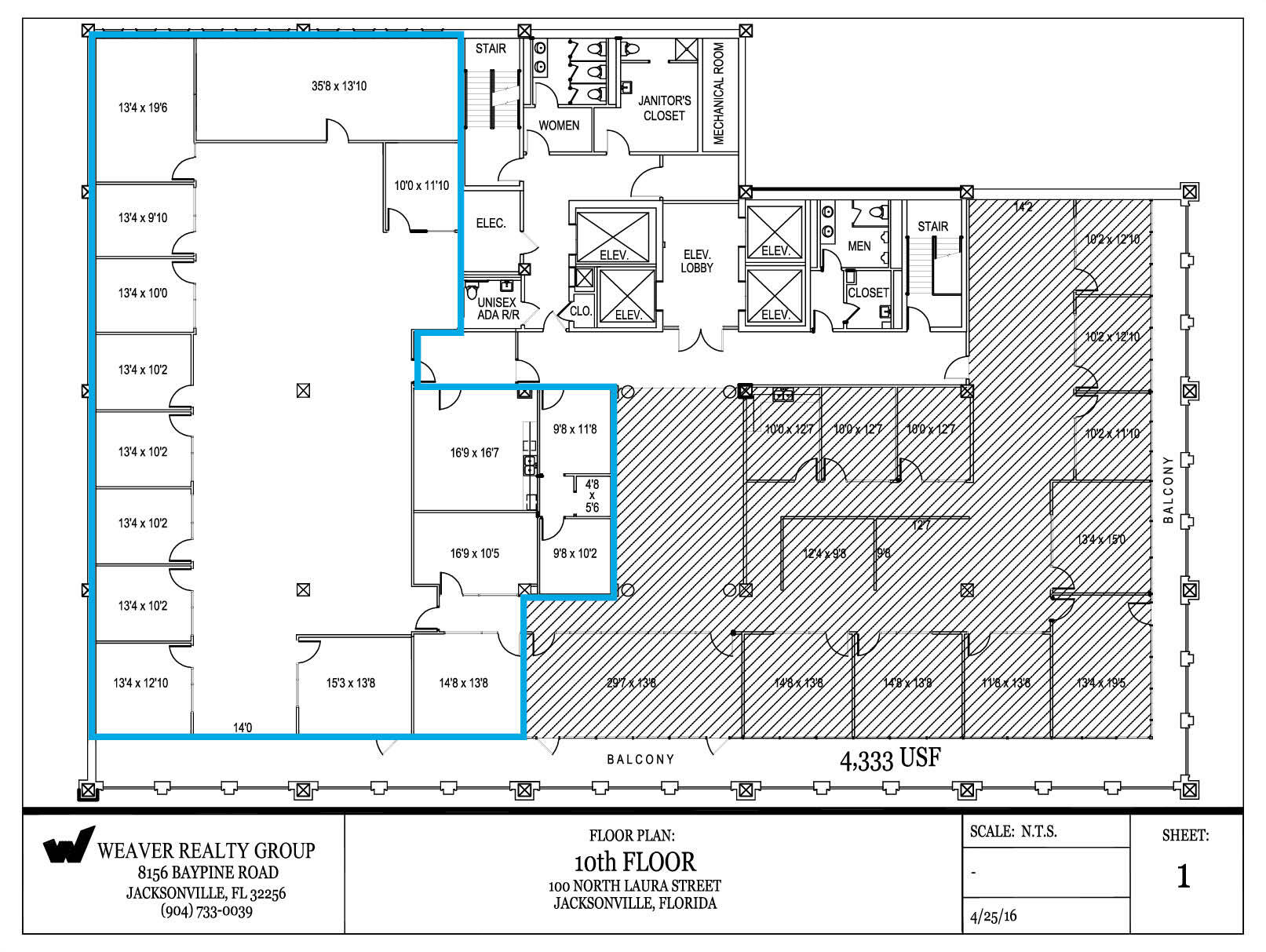 100 N Laura St, Jacksonville, FL à louer Photo de l’immeuble– Image 1 sur 1