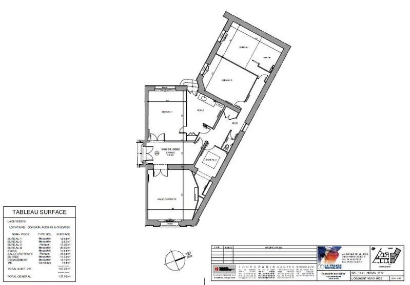 114 Avenue Mozart, Paris à louer - Plan d’étage – Image 3 sur 3