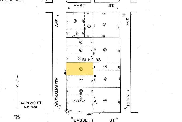 6928 Owensmouth Ave, Canoga Park, CA à vendre - Plan cadastral – Image 2 sur 4