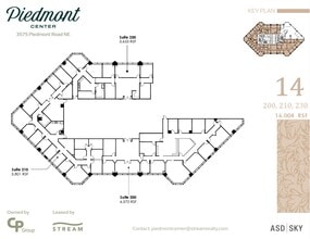 3495 Piedmont Rd NE, Atlanta, GA à louer Plan d’étage– Image 1 sur 2