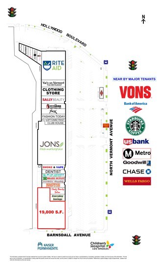 Plus de détails pour 1533-1625 N Vermont Ave, Los Angeles, CA - Local commercial à louer