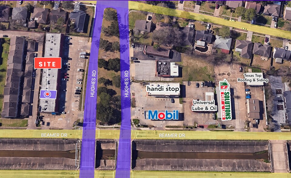 10802-10816 Hughes Rd, Houston, TX à louer - Aérien – Image 2 sur 6