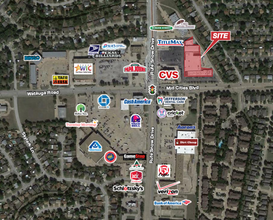 6300-6316 Rufe Snow Dr, North Richland Hills, TX - VUE AÉRIENNE  vue de carte