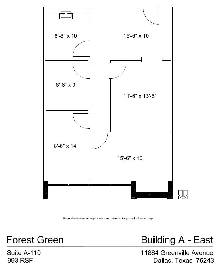 11910 Greenville Ave, Dallas, TX à louer Plan d’étage– Image 1 sur 1