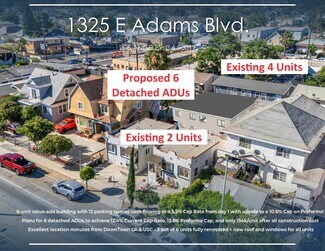 Plus de détails pour 1323 E Adams Blvd, Los Angeles, CA - Logement à vendre