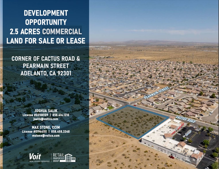 Cactus Rd, Adelanto, CA à louer - Aérien – Image 1 sur 5