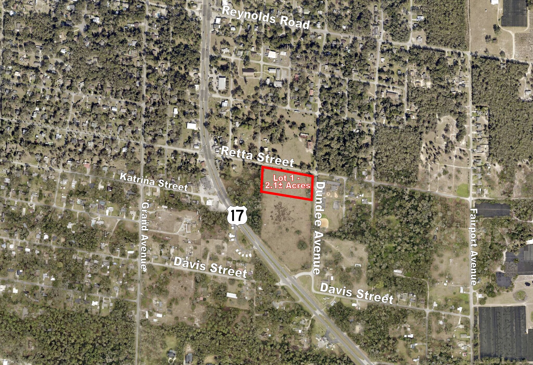 Retta Street & Dundee Avenue, De Leon Springs, FL à vendre Photo principale– Image 1 sur 2