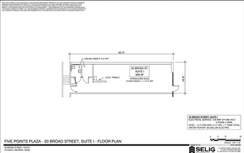 31 Peachtree St, Atlanta, GA à louer Plan d’étage– Image 1 sur 1