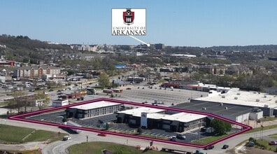 1000 S Futrall Dr, Fayetteville, AR - VUE AÉRIENNE  vue de carte