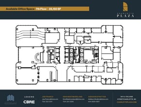 201 S College St, Charlotte, NC à louer Plan d’étage– Image 1 sur 1