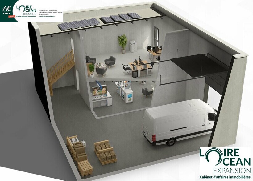 Local d'activités dans Nantes à vendre - Plan d’étage – Image 2 sur 3