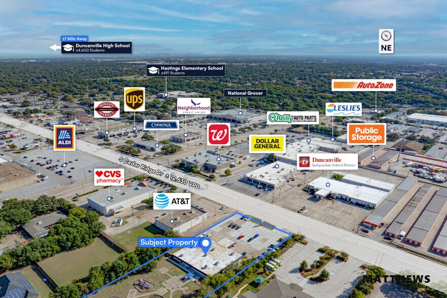 703 S Cedar Ridge Dr, Duncanville, TX à vendre - Photo de l’immeuble – Image 2 sur 9