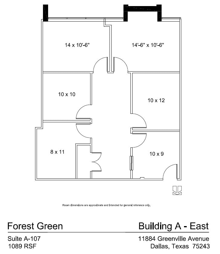 11910 Greenville Ave, Dallas, TX à louer Plan d’étage– Image 1 sur 1