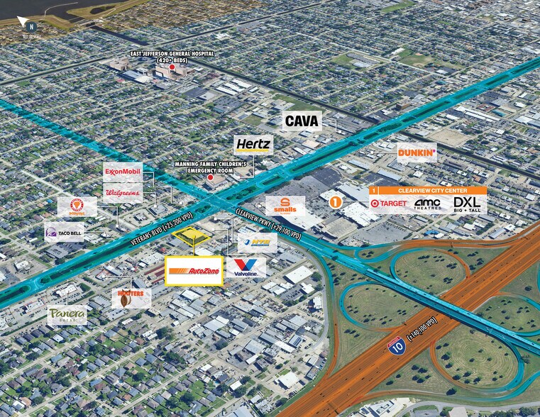 4630 Veterans Memorial Blvd, Metairie, LA à vendre - Photo de l’immeuble – Image 3 sur 7