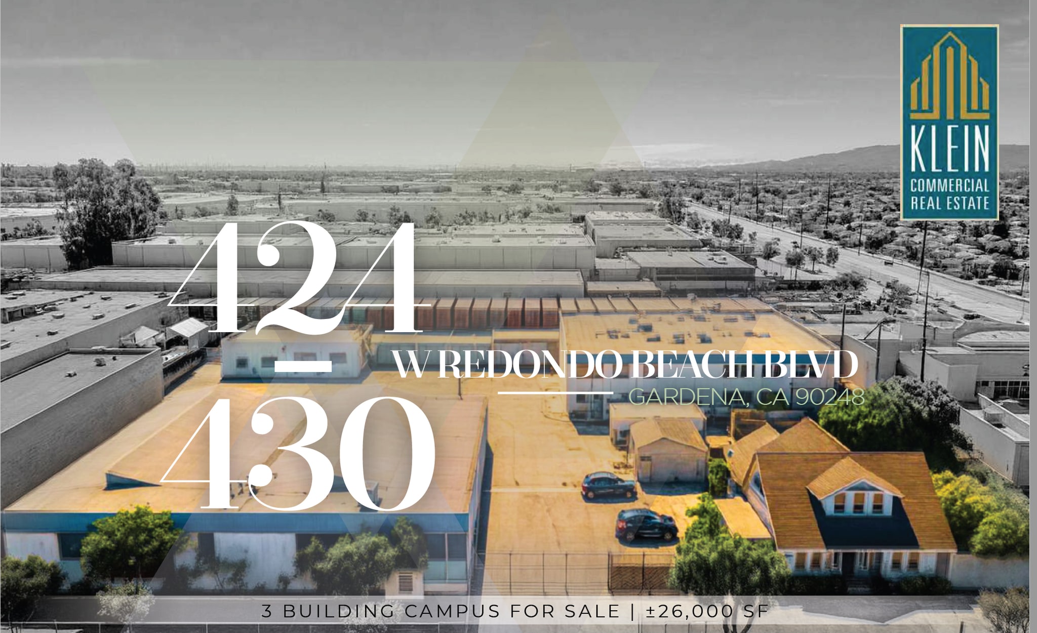 424-430 W Redondo Beach Blvd, Gardena, CA à vendre Aérien– Image 1 sur 11