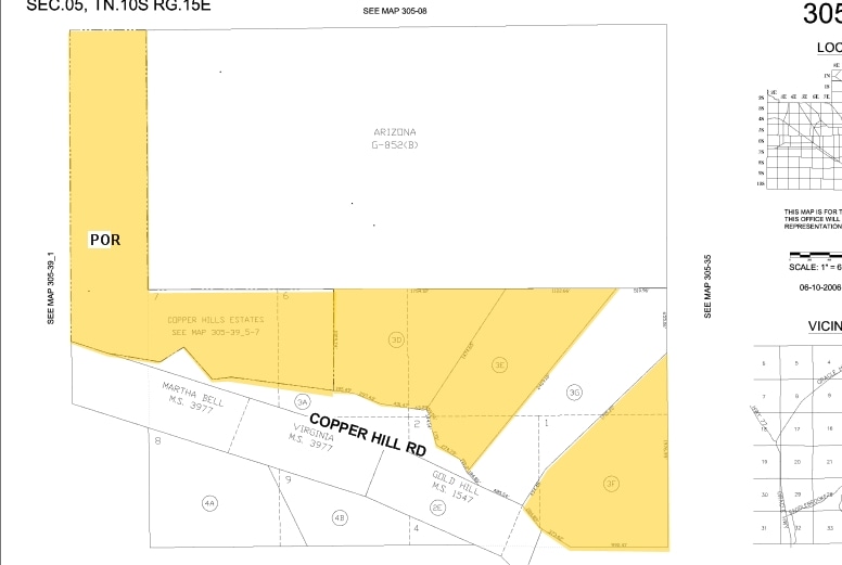 67655 E Madison Rd, Oracle, AZ à vendre - Plan cadastral – Image 3 sur 3