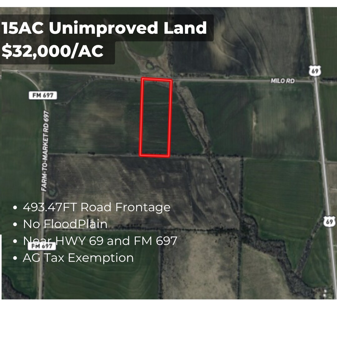 Milo Rd rd, Whitewright, TX à vendre Photo de l’immeuble– Image 1 sur 6