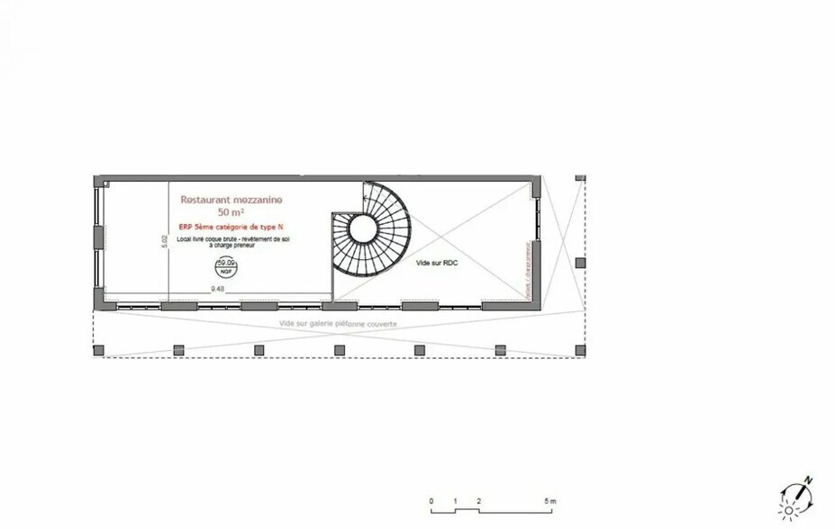Local commercial dans Caen à vendre - Plan d’étage – Image 3 sur 4
