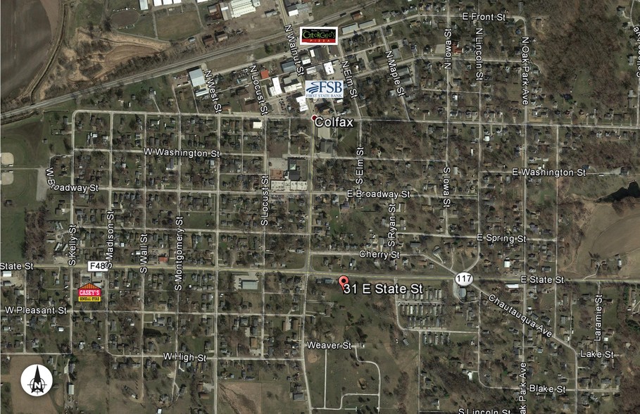 31 E State St, Colfax, IA à vendre - Photo de l’immeuble – Image 1 sur 3