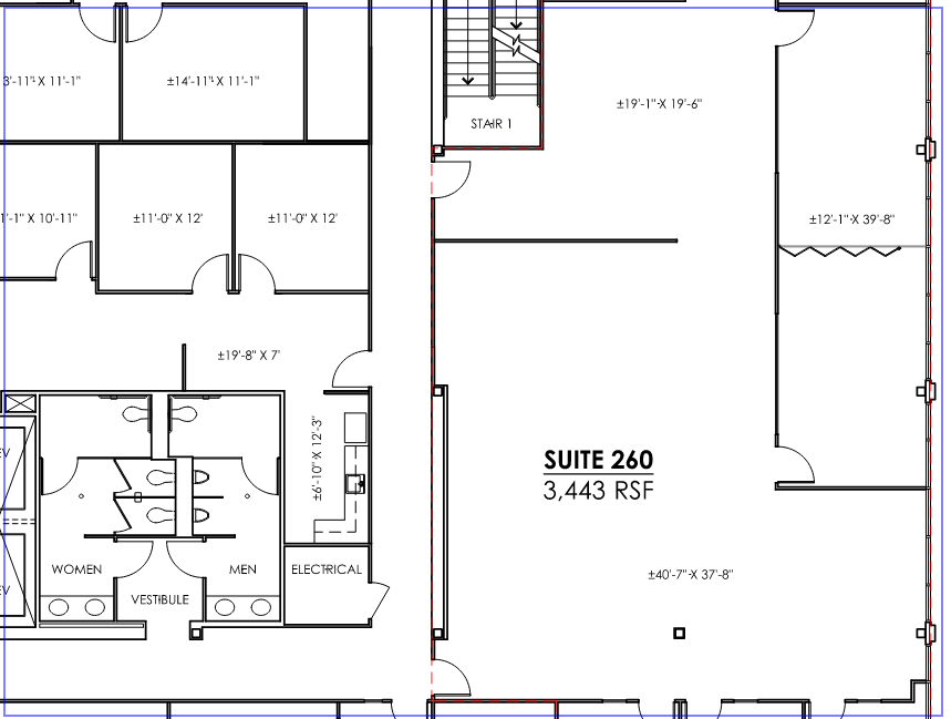 1 Harbor Ctr, Suisun City, CA à louer Plan d’étage– Image 1 sur 1