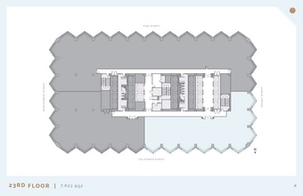 555 California St, San Francisco, CA à louer Plan d’étage– Image 1 sur 1