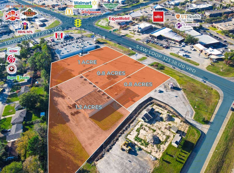 SE Loop 323 & Troup Hwy, Tyler, TX à louer - Photo de l’immeuble – Image 2 sur 2