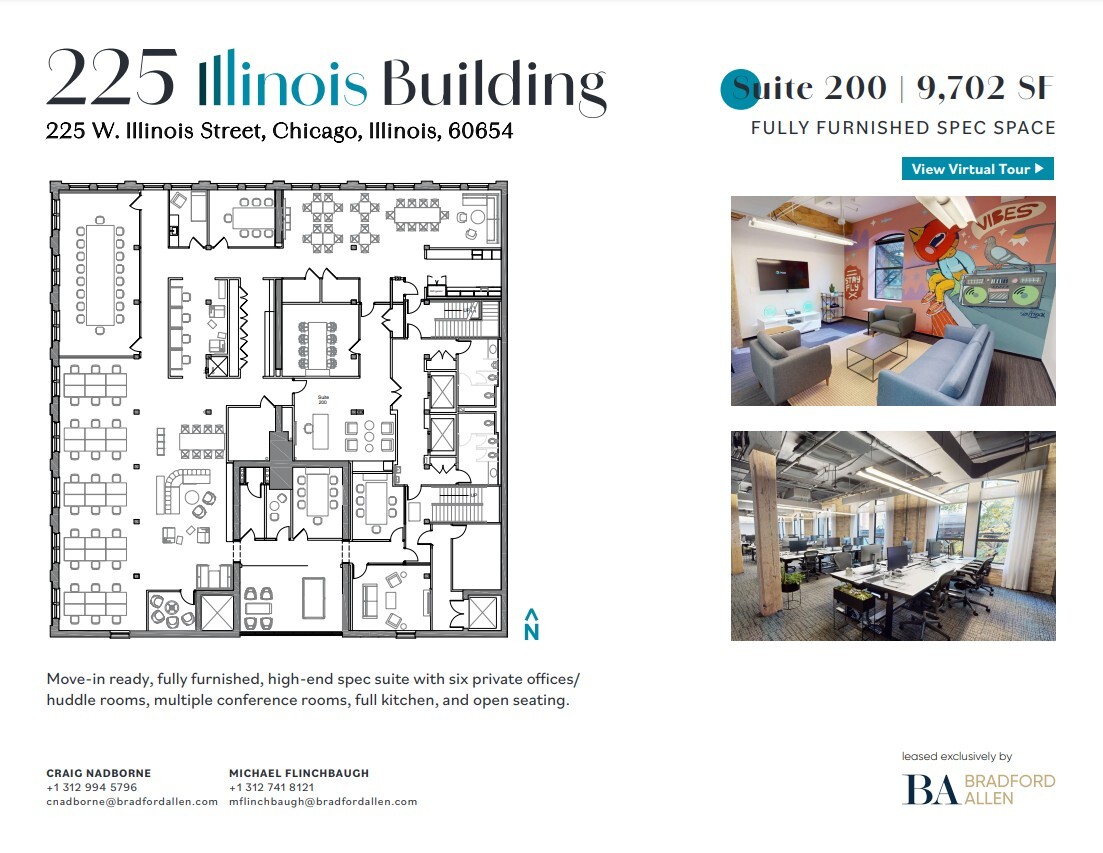 225 W Illinois St, Chicago, IL à louer Plan d’étage– Image 1 sur 17