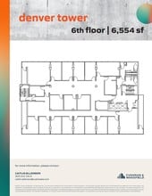 1905 Sherman St, Denver, CO à louer Plan d’étage– Image 1 sur 1