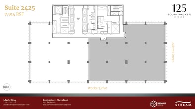 125 S Wacker Dr, Chicago, IL à louer Plan d’étage– Image 1 sur 1
