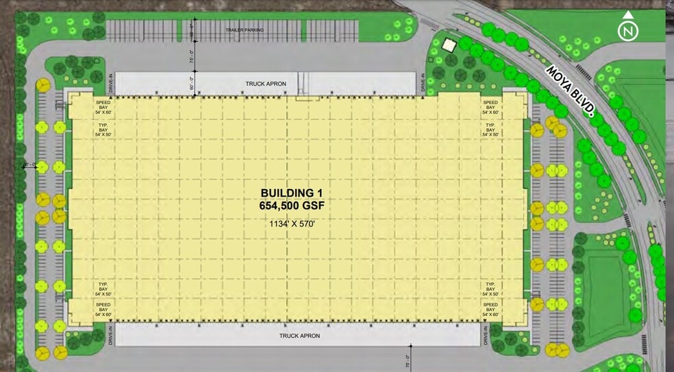 13005 Moya Blvd, Reno, NV à louer - Plan de site – Image 2 sur 4
