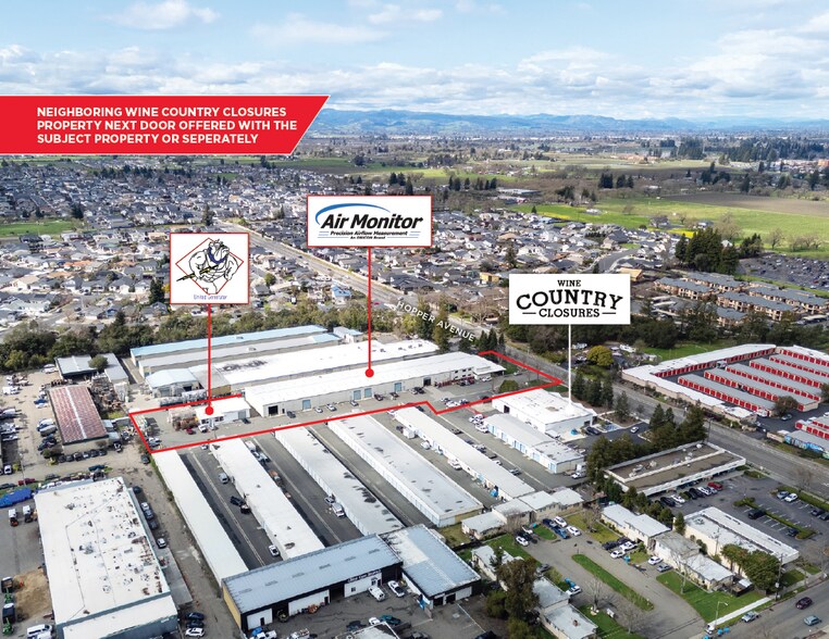 1050 Hopper Ave, Santa Rosa, CA à vendre - Photo de l’immeuble – Image 1 sur 7