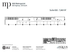 600 Highway 169 S, Saint Louis Park, MN à louer Plan d’étage– Image 1 sur 1