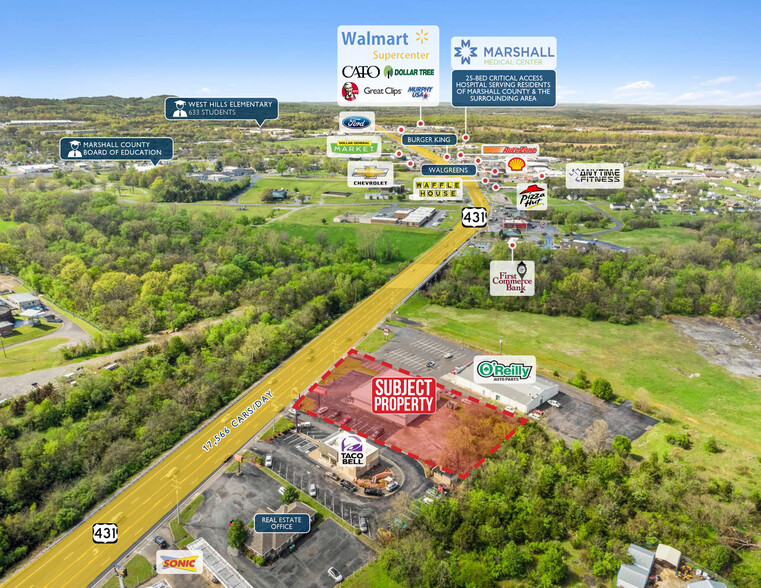 450 N Ellington Pky, Lewisburg, TN à vendre - Photo de l’immeuble – Image 3 sur 4