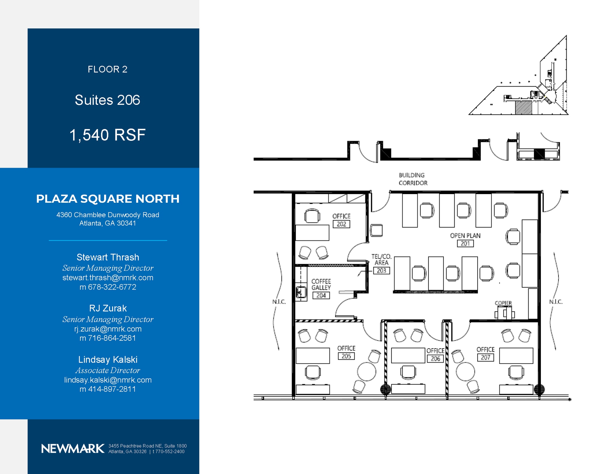4360 Chamblee Dunwoody Rd, Atlanta, GA à louer Plan d’étage– Image 1 sur 1
