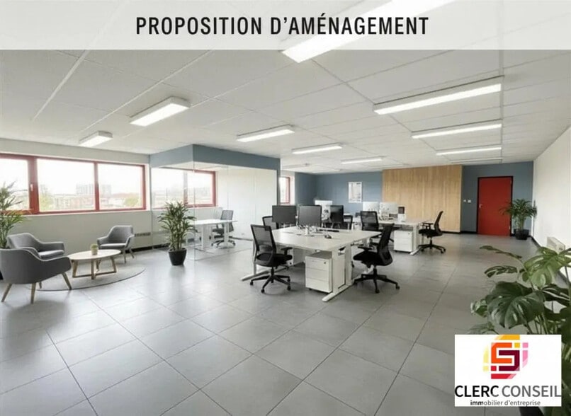 Bureau dans Sotteville-lès-Rouen à louer - Photo de l’immeuble – Image 2 sur 8